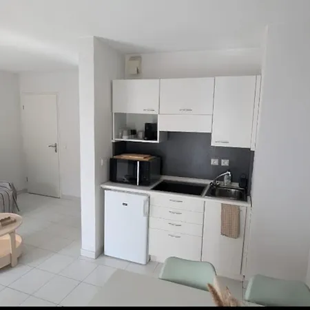 T2 Ouvert A 5 Min Des Plages, Au Calme, Avec Balcon Et Garage Apartment